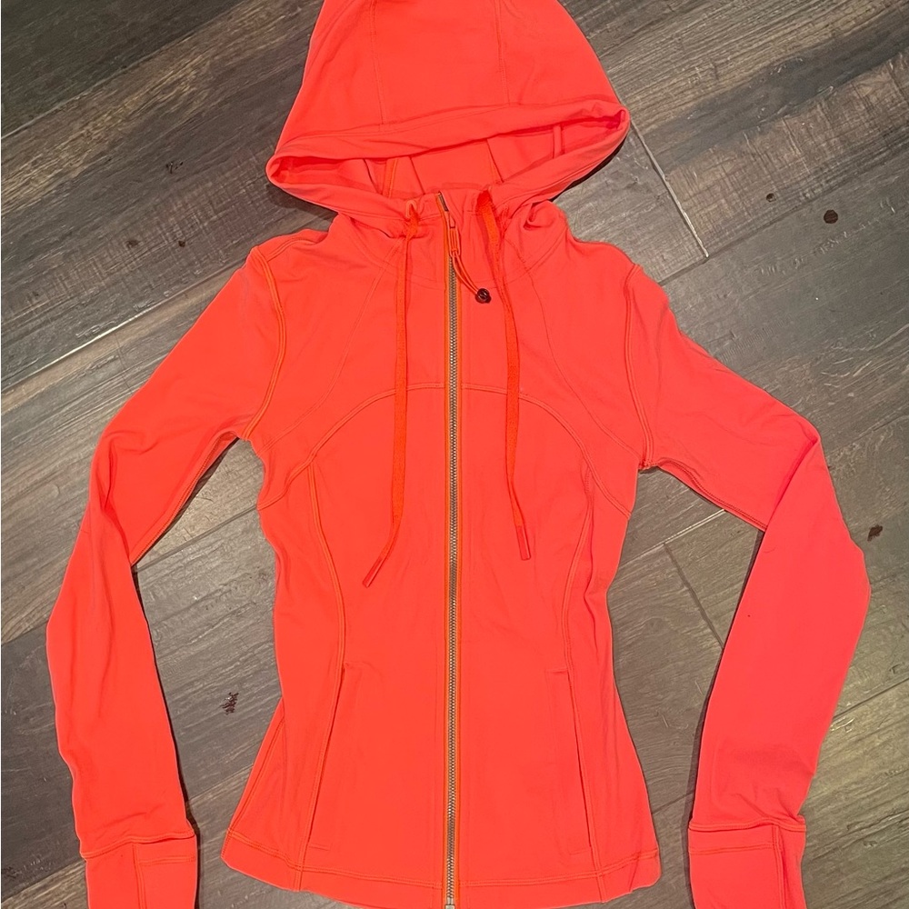 Lululemon Hooded Define Jacket (pale raspberry)